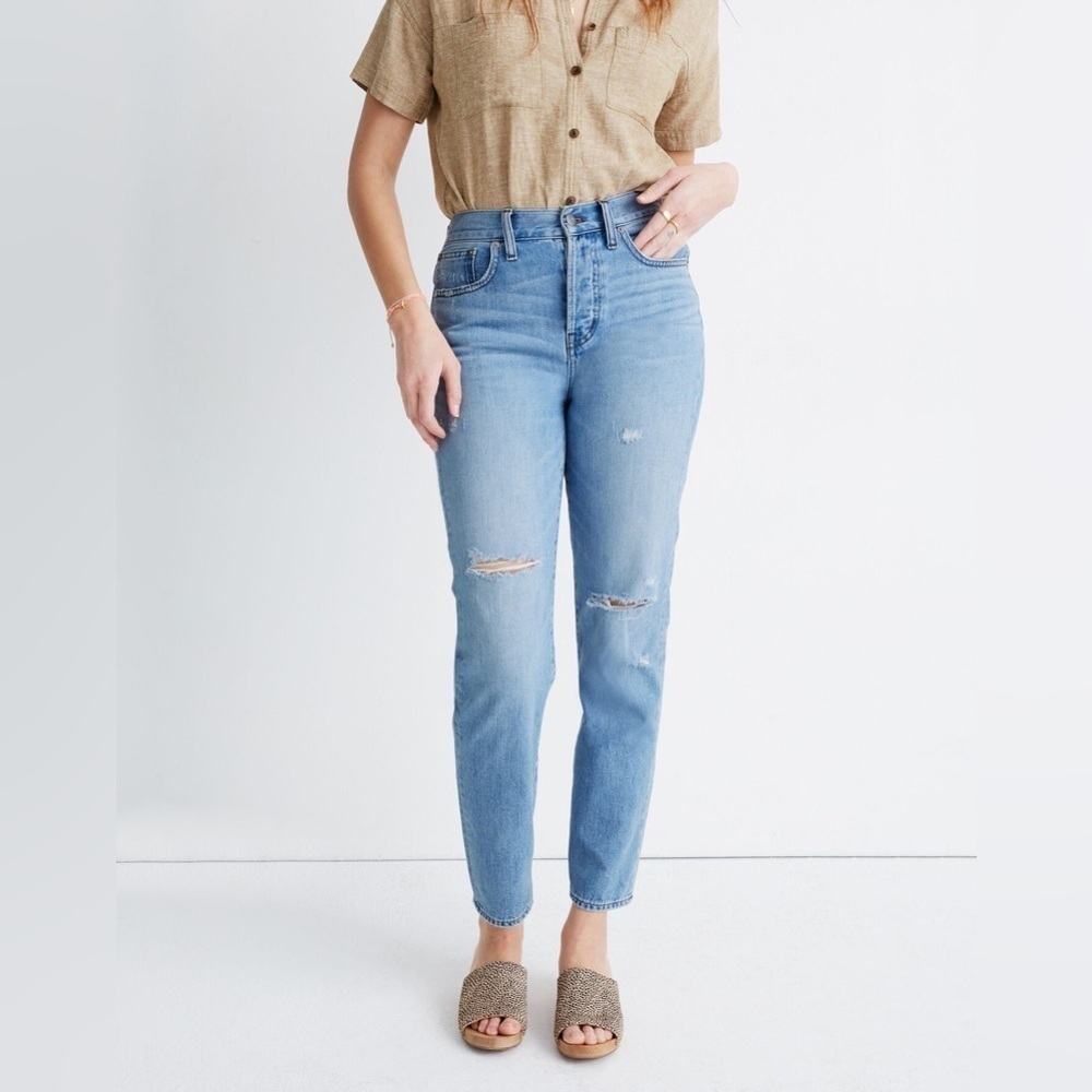Madewell • The Perfect Vintage Jean in Duncannon Wash: Ripped Edition